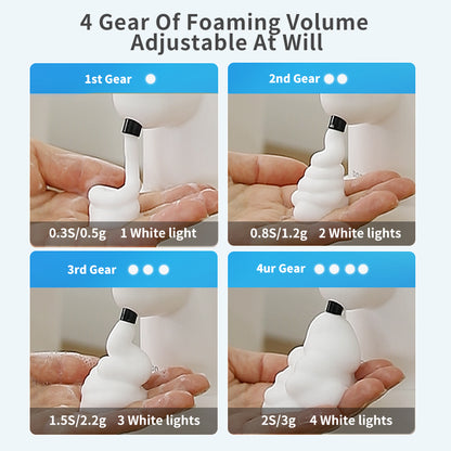 Smart Wall Mounted Automatic Soap Dispenser Liquid Foam Rechargeable Bathroom Hand Washing Machine  3