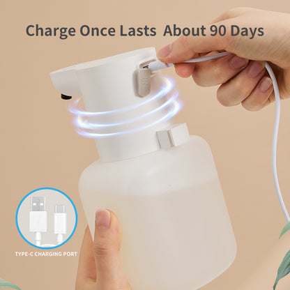 Smart Wall Mounted Automatic Soap Dispenser Liquid Foam Rechargeable Bathroom Hand Washing Machine  4
