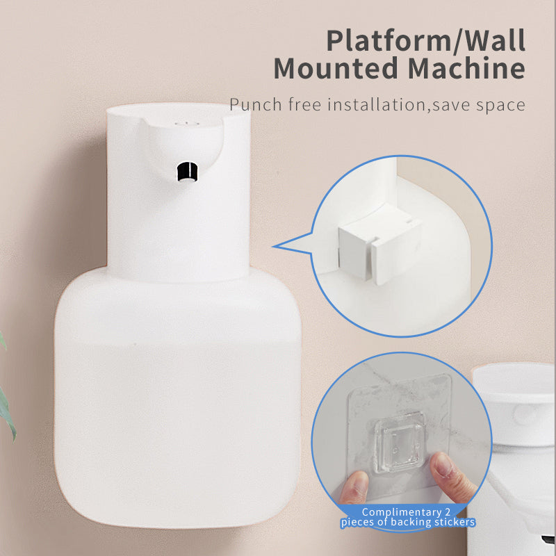 Smart Wall Mounted Automatic Soap Dispenser Liquid Foam Rechargeable Bathroom Hand Washing Machine  5