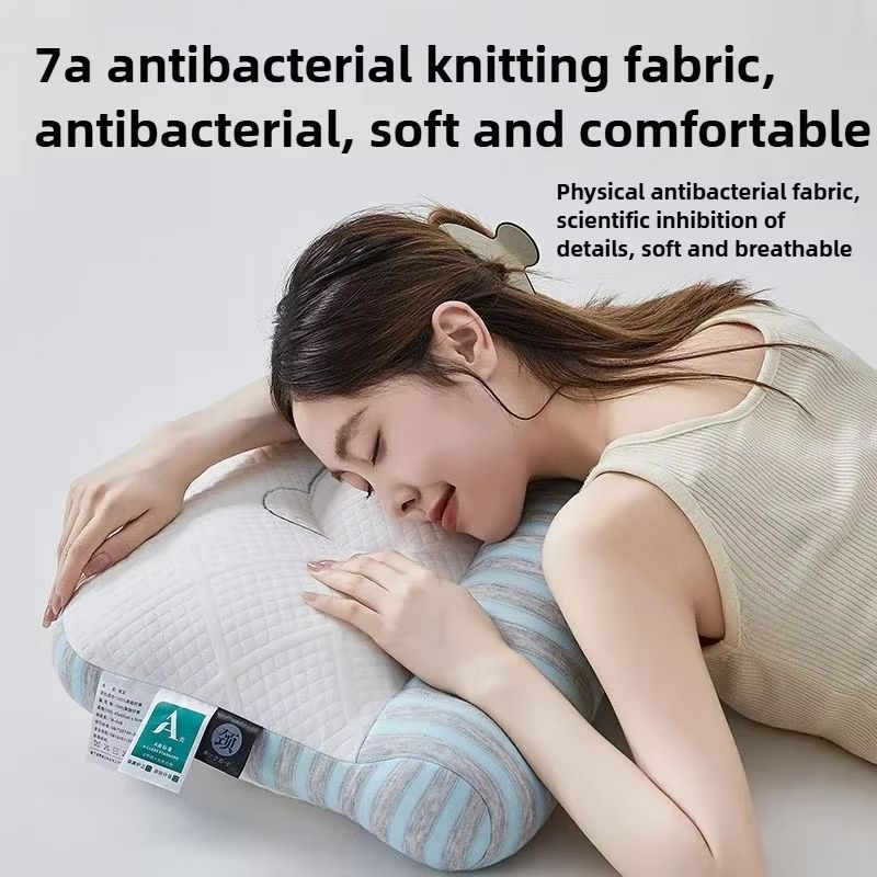 Soft Knitted Neck Pillow  Breathable HighResilience Supportive Pillow For Comfort  Body Alignment 1
