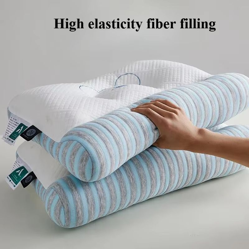 Soft Knitted Neck Pillow  Breathable HighResilience Supportive Pillow For Comfort  Body Alignment 2