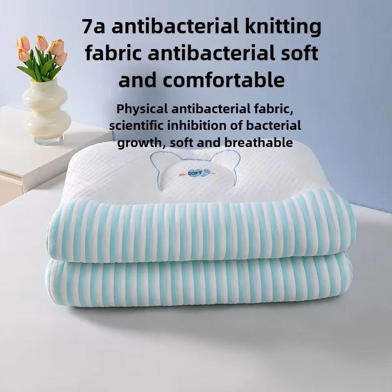 Soft Knitted Neck Pillow  Breathable HighResilience Supportive Pillow For Comfort  Body Alignment 3
