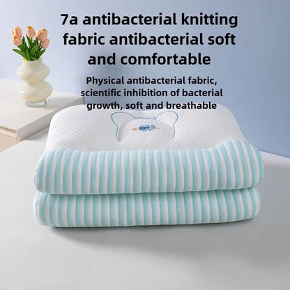 Soft Knitted Neck Pillow  Breathable HighResilience Supportive Pillow For Comfort  Body Alignment 3