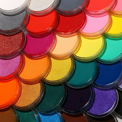 Professional Bowitzki 30g Face Paint Body Paint, Water Based Makeup for Kids and Adults, Safe Single Color Face Painting