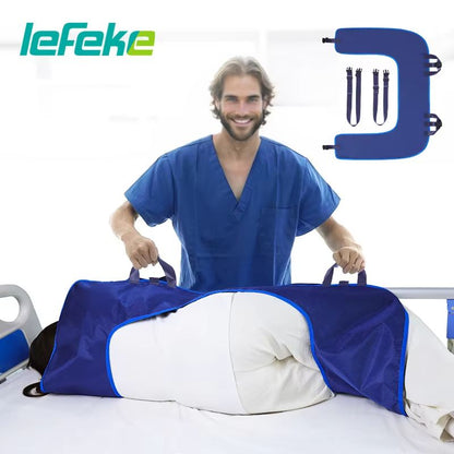 Lefeke Positioning Bed Pad – Reusable Turning & Repositioning Sheet with Reinforced Handles for Elderly and Patient Care