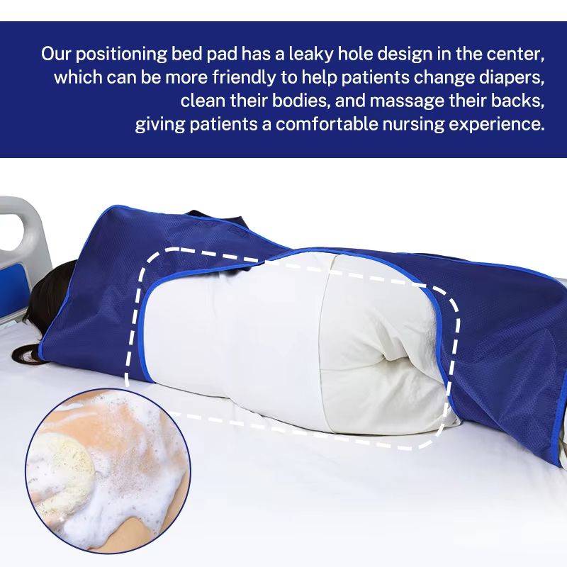 Lefeke Positioning Bed Pad  Reusable Turning  Repositioning Sheet With Reinforced Handles For Elder 2