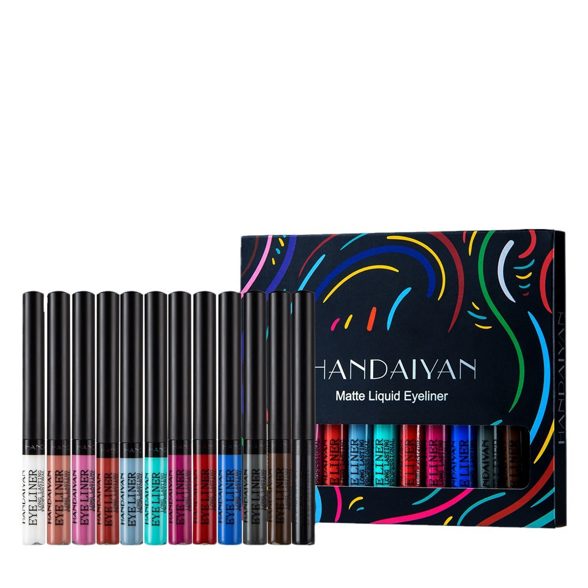 Fluorescent Eyeliner Liquid Set For Halloween Face And Body Paint Multi Use Party Makeup And Stage  4