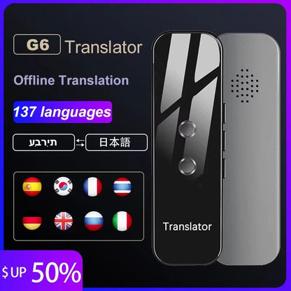 Himtop Smart Voice Translator – Portable 137 Language Instant Translator with Text & Photo Translation for Travel and Bu