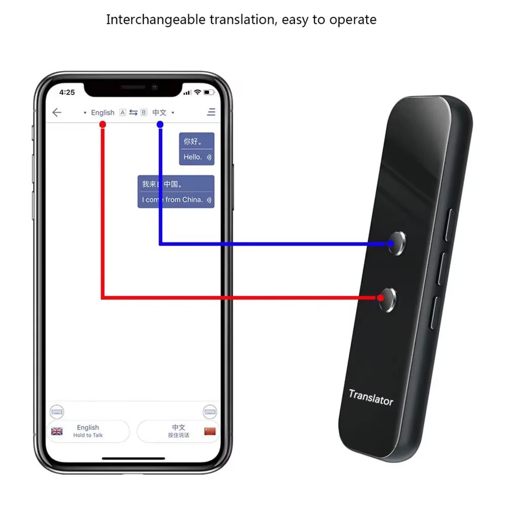 Himtop Smart Voice Translator  Portable 137 Language Instant Translator With Text  Photo Translatio 2