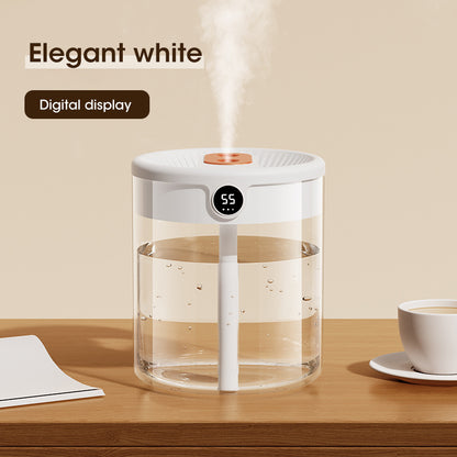 Niye Hotselling Double Nozzle Air Humidifier with LCD Display, Large Capacity Aroma Essential Oil Diffuser for Bedroom