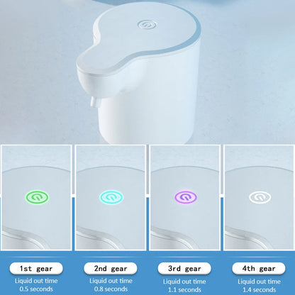 350ML Automatic Foam Soap Dispenser, Smart Touchless Hand Washing Machine, USB Rechargeable, Waterproof for Bathroom
