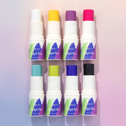 Waterproof 8 Colors Face Body Paint Stick LongLasting SweatProof Eye Stick Rainbow Face Makeup Cosm 1