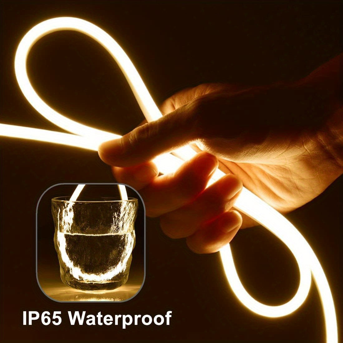Flexible LED Strip Neon Light USB DC Dimmable Waterproof Silicone Neon Sign Tape With Touch Sensor  1