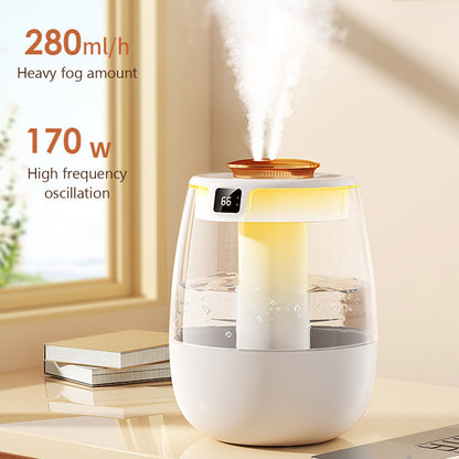 Air Humidifier With Double Spray Port Cool Mist Aroma Diffuser Essential Oil Humidificador  Fragran 6
