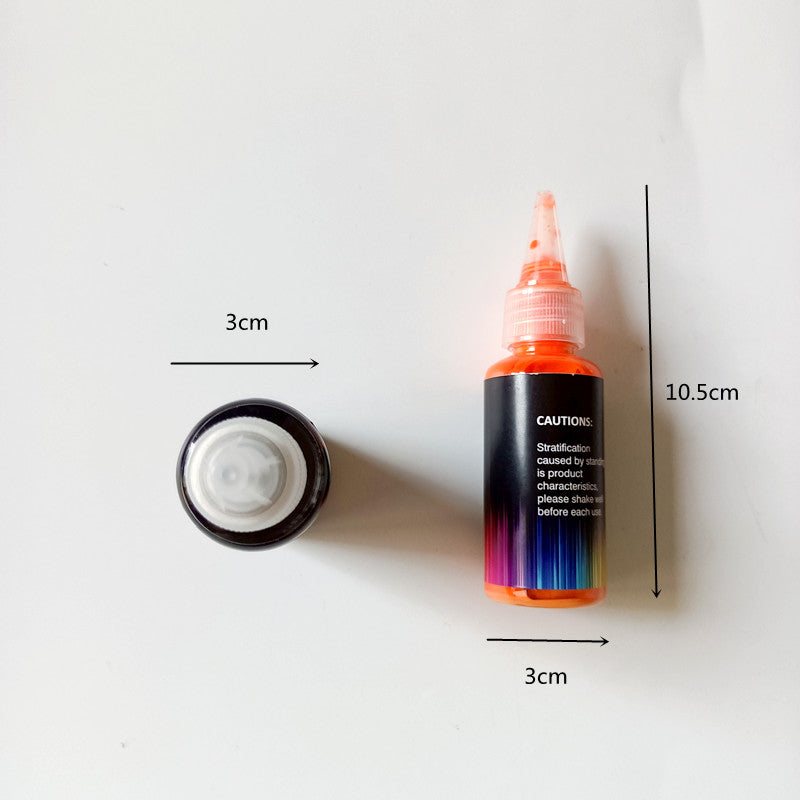 30ML Spray Gun Water Pigment DIY Painting Bottle, Body Painting Temporary Tattoo Spray, Promotional Art Supplies