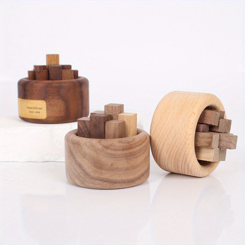 Small Chaidui Essential Oil Fragrance Expander, Beech Wood & Black Walnut Aromatherapy Decor