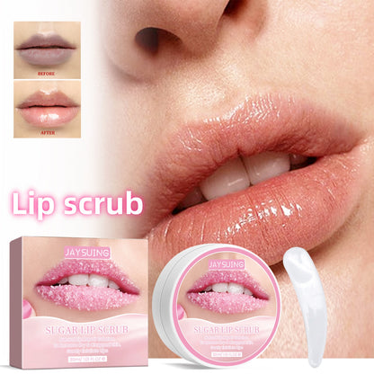 Lip Scrub for Dark Lips, Removes Dead Skin, Exfoliates and Moisturizes, Reduces Lip Wrinkles, Natural Lip Care Treatment
