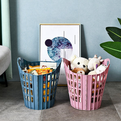 Modern Foldable Laundry Hamper, High-Capacity, Portable Dirty Clothes Organizer for Home Bathroom