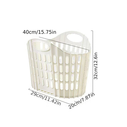 Modern Foldable Laundry Hamper, High-Capacity, Portable Dirty Clothes Organizer for Home Bathroom