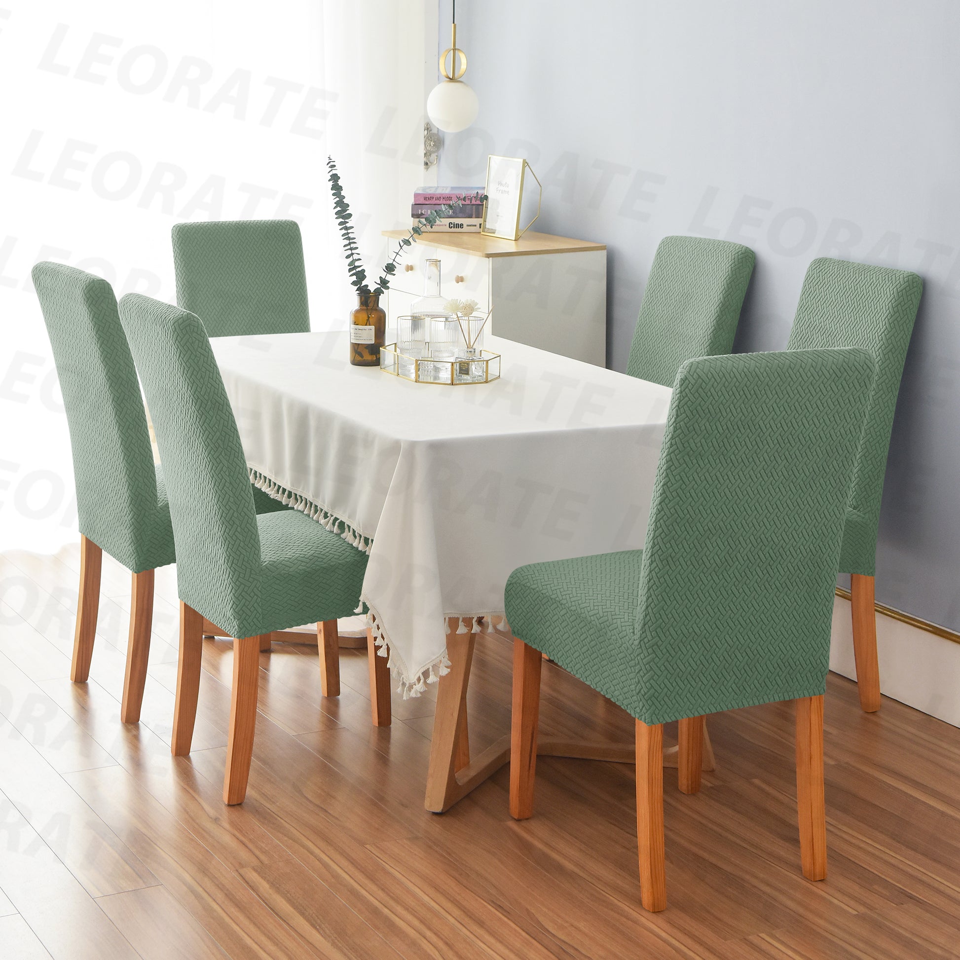 Universal Elastic Chair Covers, Stretchable Slipcovers for Dining Room Chairs, Living Room Office, Machine Washable