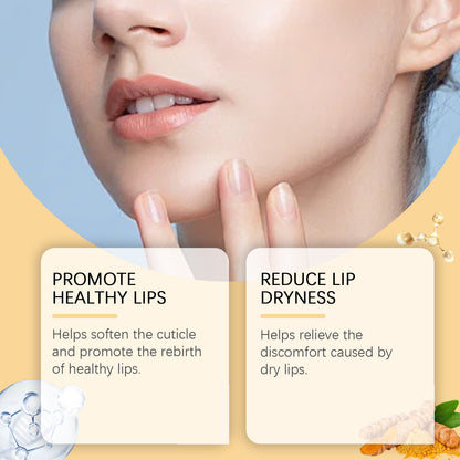 Turmeric Lip Scrub For Exfoliating Dead Skin Removal Fade Lip Lines Reduce Melanin Moisturizing Nou 1