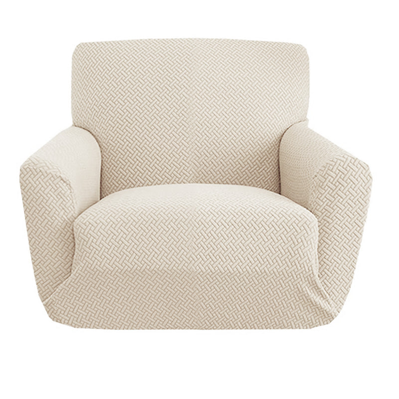 Elegant Jacquard Polyester Armchair Sofa Cover for Living Room, Elastic 1-Seat Slipcover, Machine Washable Furniture