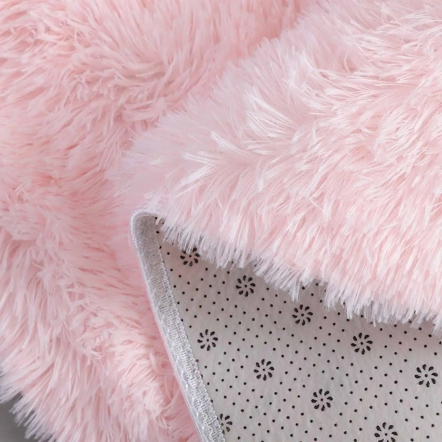 Fluffy White Round Rug Mat Super Soft Plush Carpets For Bedroom Living Room Kid Room Salon Thick Pi 5