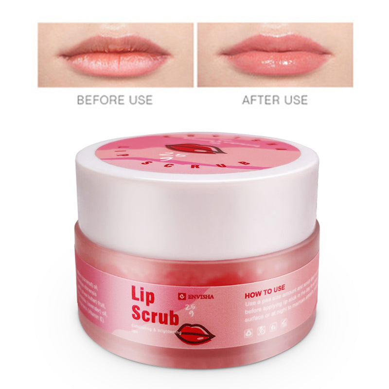 Moisturizing Sugar Lip Scrub Cream Exfoliating Organic Mint Lip Care Face Skin Care Nourish Smooth  3