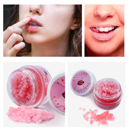 Moisturizing Sugar Lip Scrub Cream Exfoliating Organic Mint Lip Care Face Skin Care Nourish Smooth  4