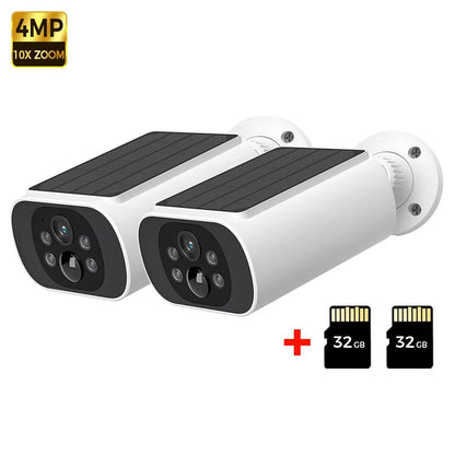 ALEVIO 25K Outdoor Solar Security Camera  Wireless WiFi Surveillance With Color Night Vision  AI Mo 10
