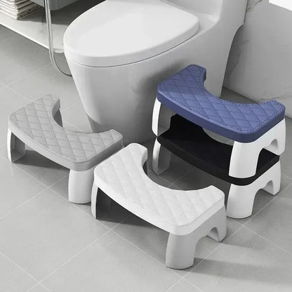 1PC Waterproof Squatty Potty Toilet Stool, Foldable Foot Stool for Adults, Elderly, Pregnant Women, Kids