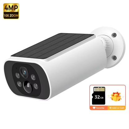 ALEVIO 25K Outdoor Solar Security Camera  Wireless WiFi Surveillance With Color Night Vision  AI Mo 7