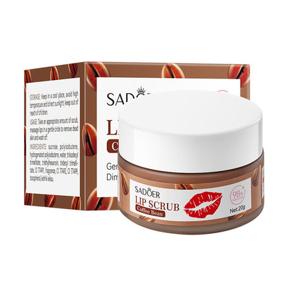 Strawberry Lip Scrub By SADOER Fruit Series Removes Dead Skin Moisturizes Brightens Lip Color Soft  9