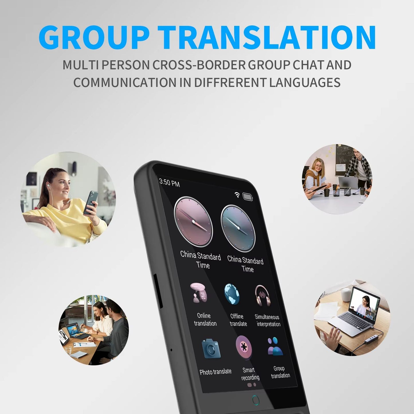AI Language Translator Device  RealTime TwoWay Voice Translation With 138 Languages Support 2