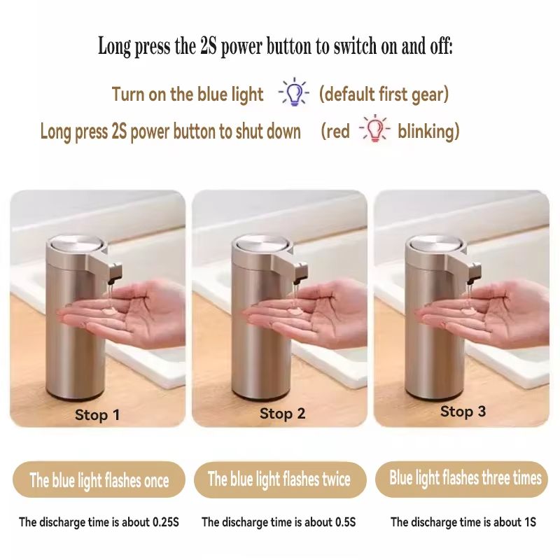 304 Stainless Steel Automatic Soap Dispenser  Touchless Sensor Liquid Soap Pump For Kitchen  Bathro 1