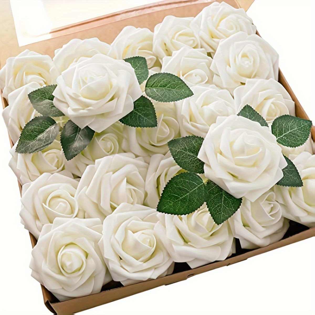 Realistic Artificial Flowers Roses With Stem DIY Wedding Bouquets Party Decor Centerpieces  Home De 4