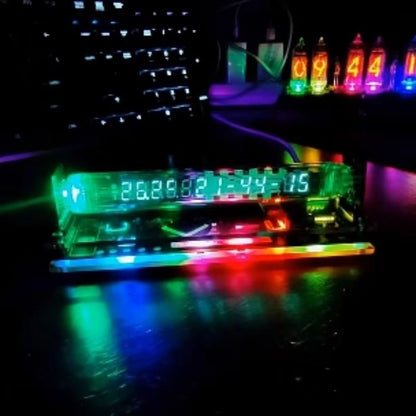 Vintage Nixie Tube Clock  Retro Glow Tube Digital Table Clock For Home Office And Gifts 1