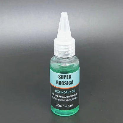 Goosica Tattoo Blue Gel  Professional Secondary Gel For Permanent Makeup Microblading And Piercing  1