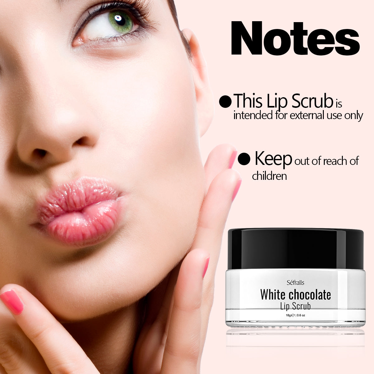 White Chocolate Lip Scrub Lipstick Care Exfoliate And Replenish Fade Lip Lines 18g Lip Exfoliator T 1