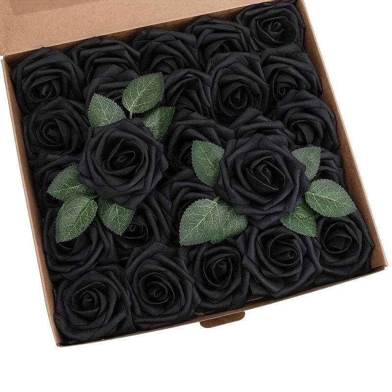 Realistic Artificial Flowers Roses With Stem DIY Wedding Bouquets Party Decor Centerpieces  Home De 6