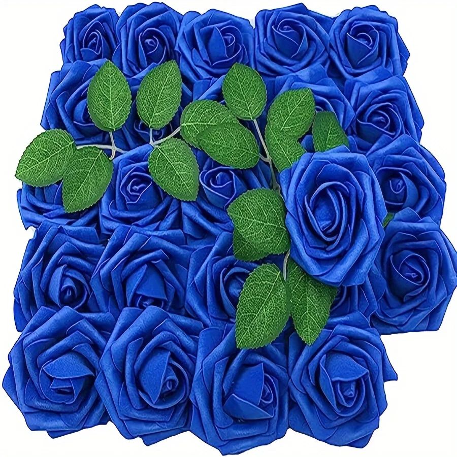 Realistic Artificial Flowers Roses With Stem DIY Wedding Bouquets Party Decor Centerpieces  Home De 9
