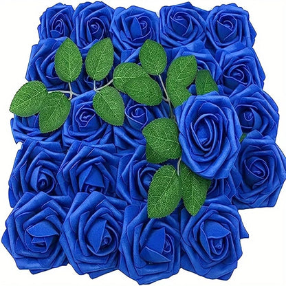 Realistic Artificial Flowers Roses With Stem DIY Wedding Bouquets Party Decor Centerpieces  Home De 9
