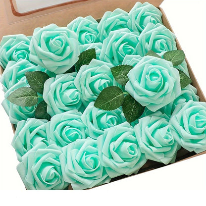 Realistic Artificial Flowers Roses With Stem DIY Wedding Bouquets Party Decor Centerpieces  Home De 10