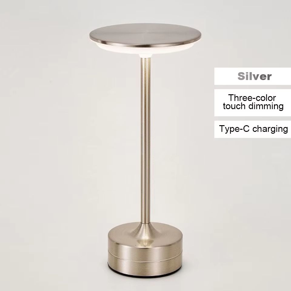 LED Table Lamp With Touch Sensor  Rechargeable Portable Night Light For Bedroom Reading Restaurant  9