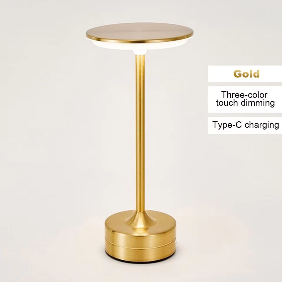 LED Table Lamp With Touch Sensor  Rechargeable Portable Night Light For Bedroom Reading Restaurant  7