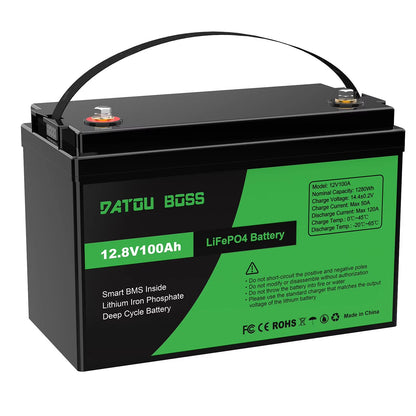 MFUZOP 12V 100Ah LiFePO4 Deep Cycle Battery  LongLasting Power With Builtin BMS  LowTemp Protection