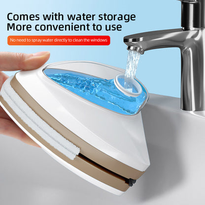 Magnetic Glass Window Cleaning Tool Water Discharge DoubleLayer Wiper Professional Household Specia 2
