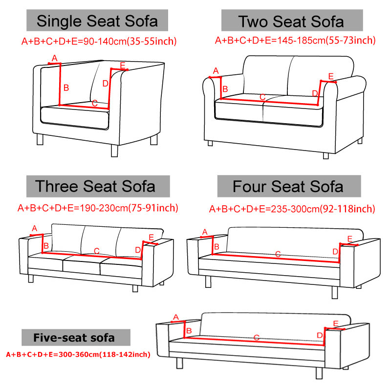 Jacquard Elastic Sofa Cover For Living Room Stretch Polar Fleece Slipcover For LShaped Sofas  Armch 1
