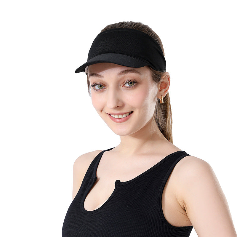Sunscreen Running Empty Top Hat Sports Outdoor Womens Hair Bundle Sweat Breathable Portable Sun Hat 3