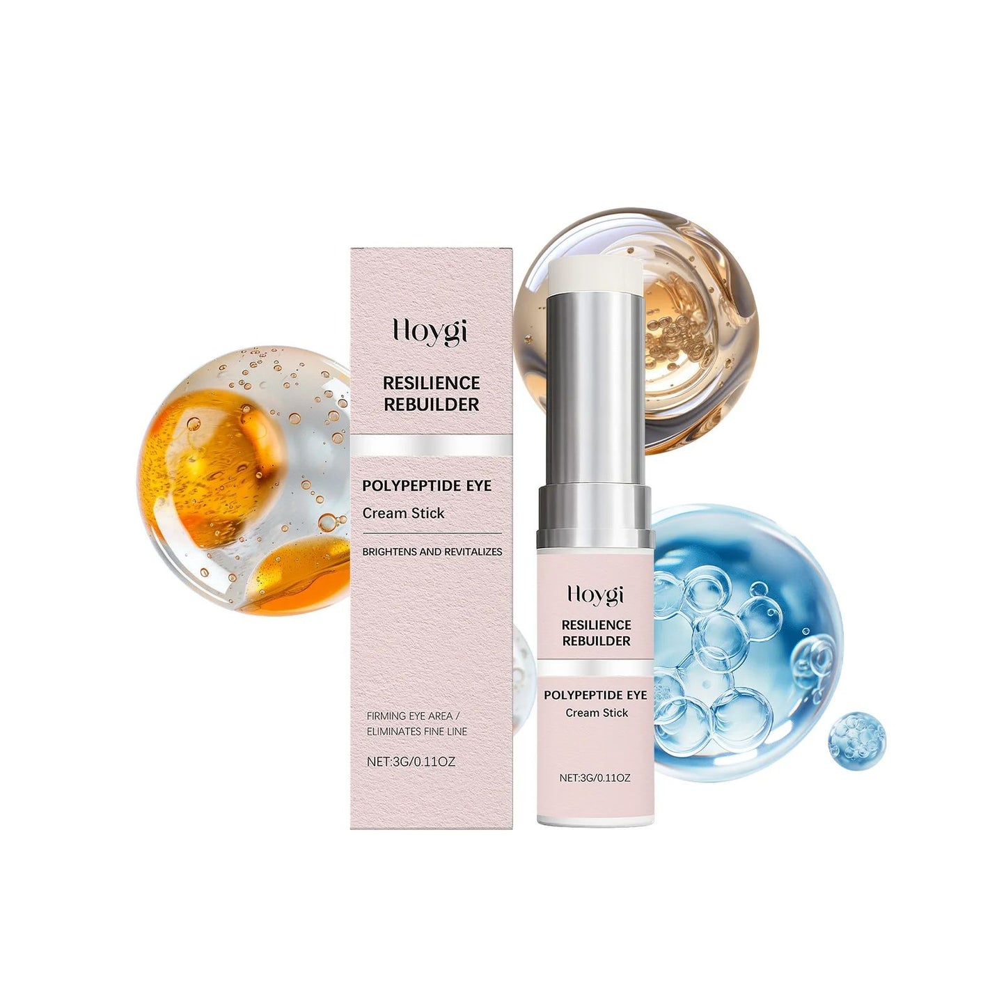 Moisturizing nourishing eye cream stick, care for delicate skin around the eyes, hydrating wrinkle repair eye balm